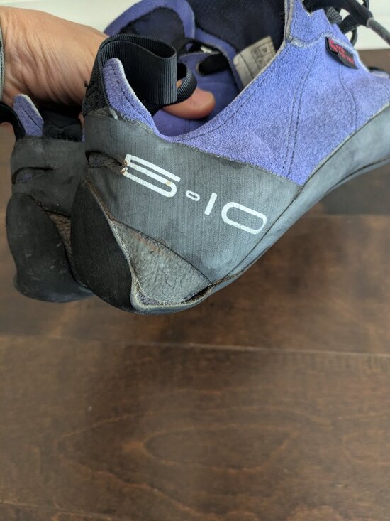 5.10 Five Ten Vantage Climbing Shoes Stealth C4 Purple Lace-Up EU 42 Rock Climbi main image 5